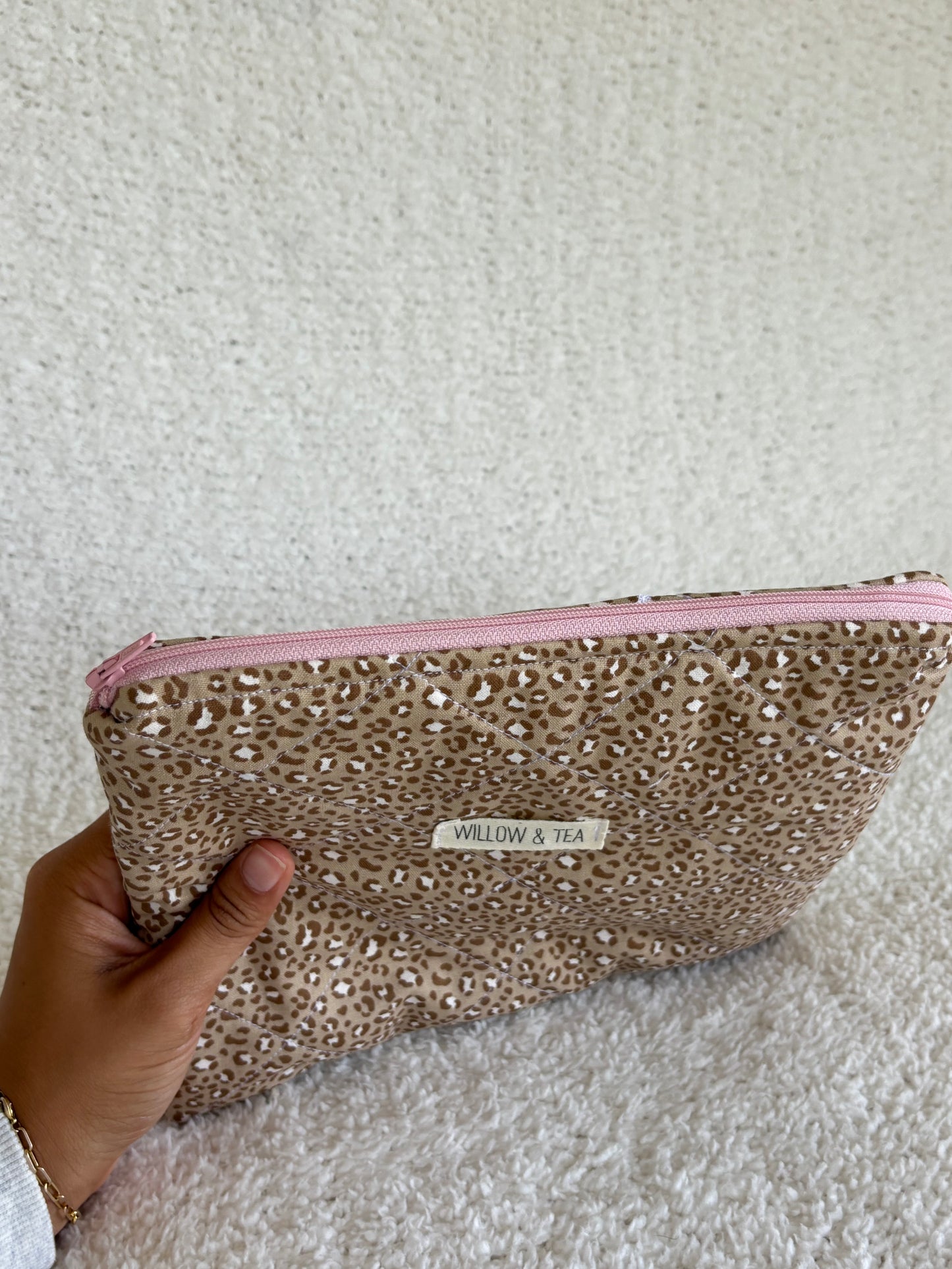 Leopard Large Flat Pouch