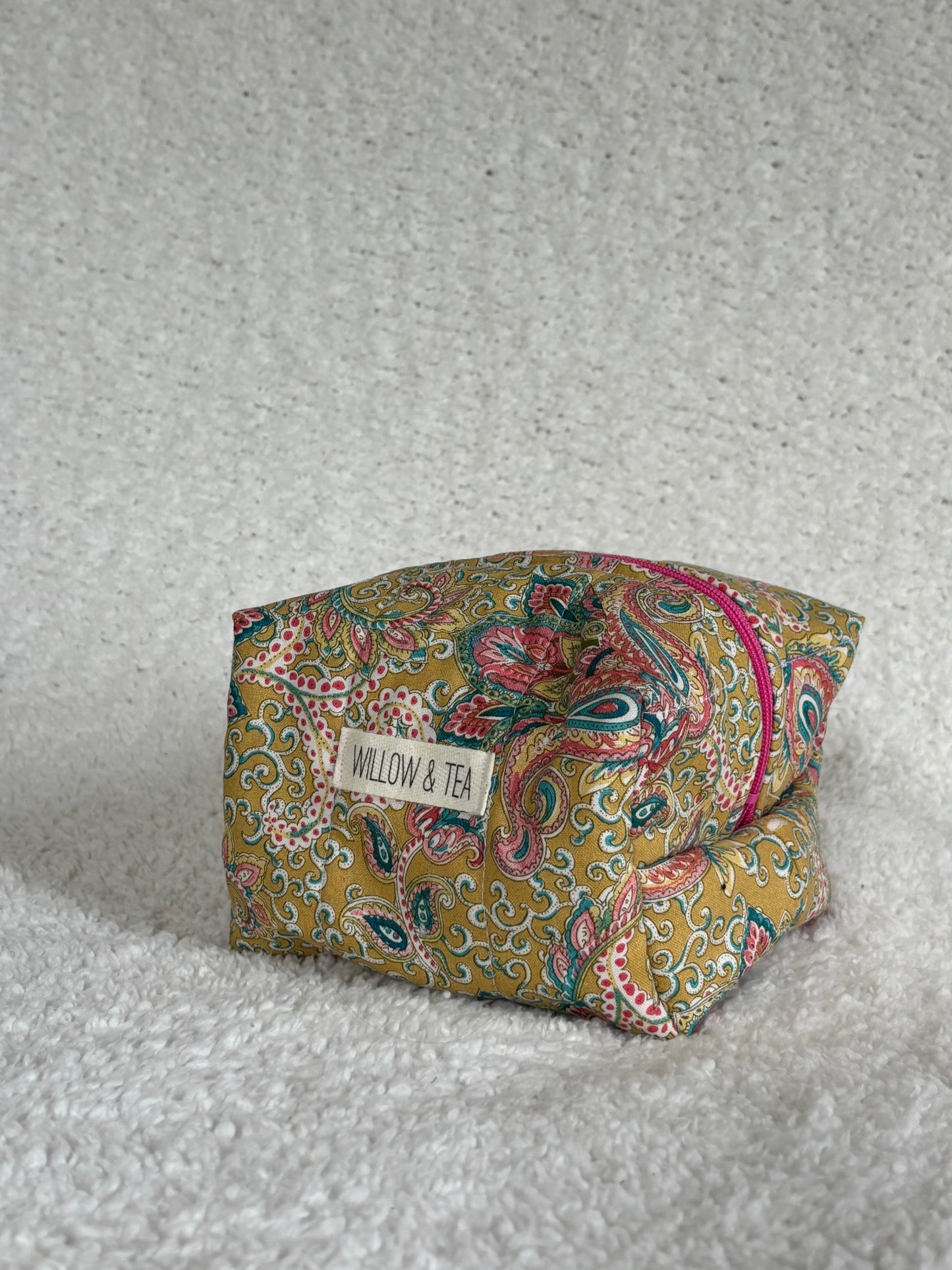 Paisley Boxy Pouch
