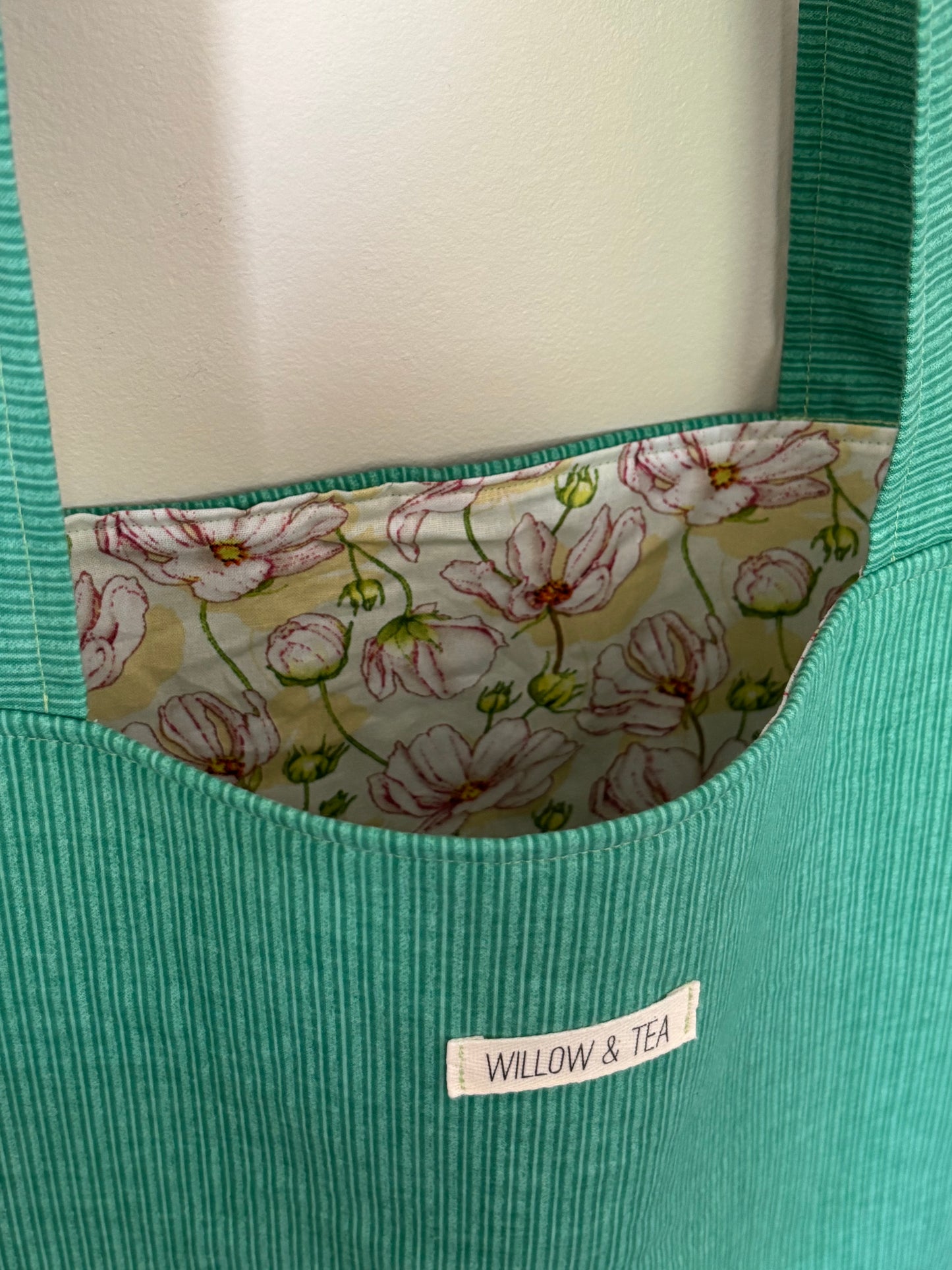 Green Ruffle Tote