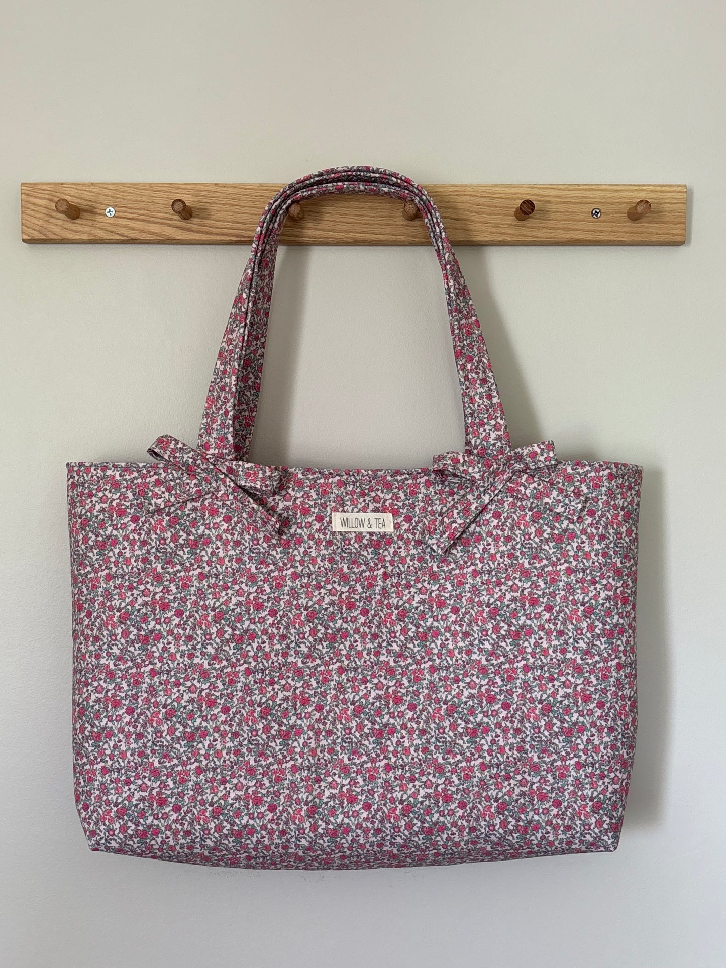 Floral Bow Tote