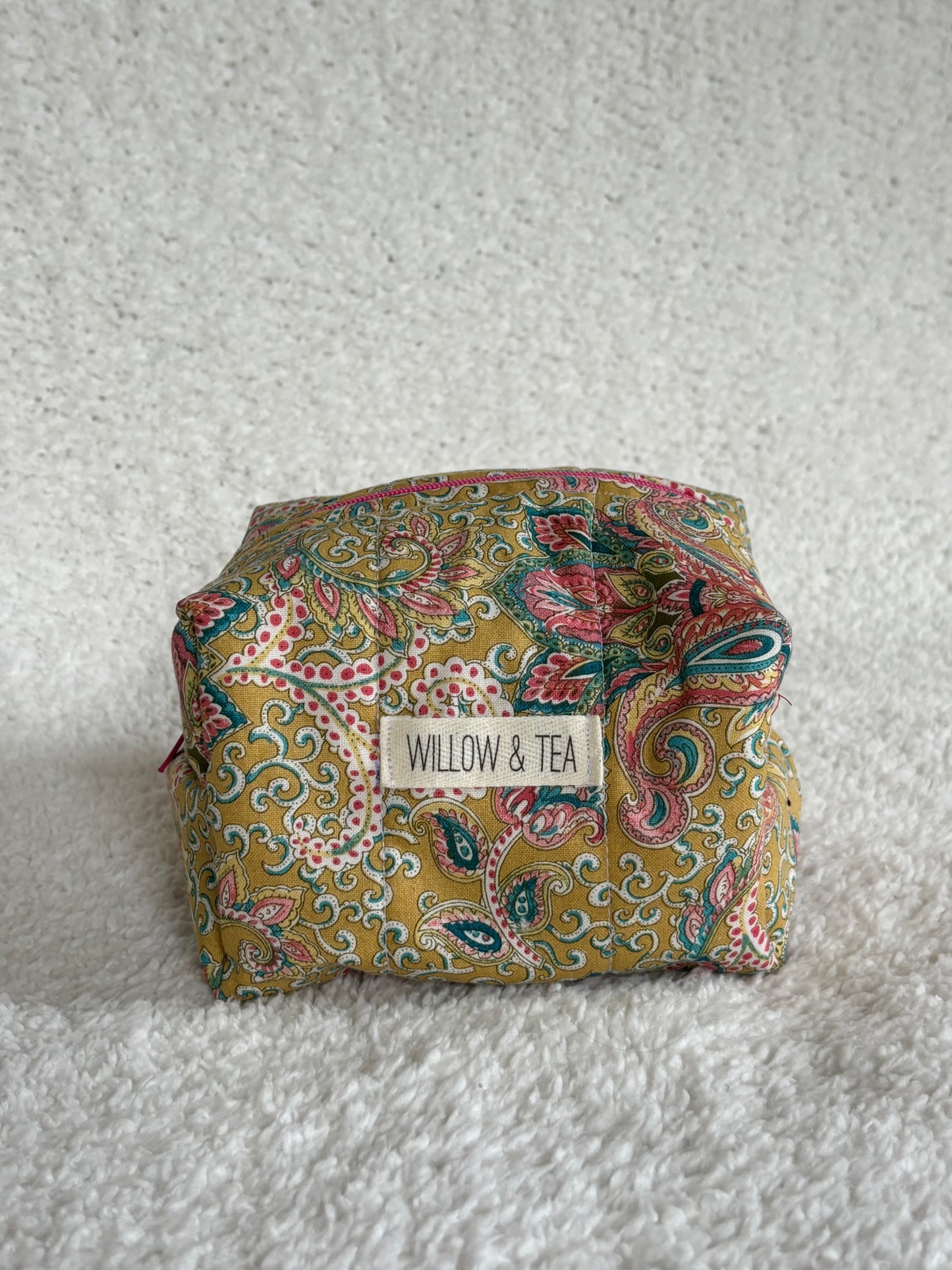 Paisley Boxy Pouch