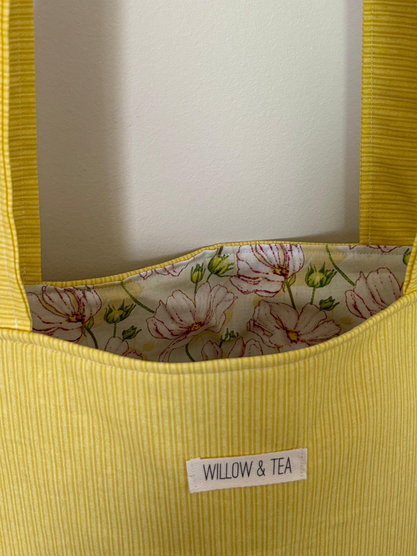 Yellow Ruffle Tote