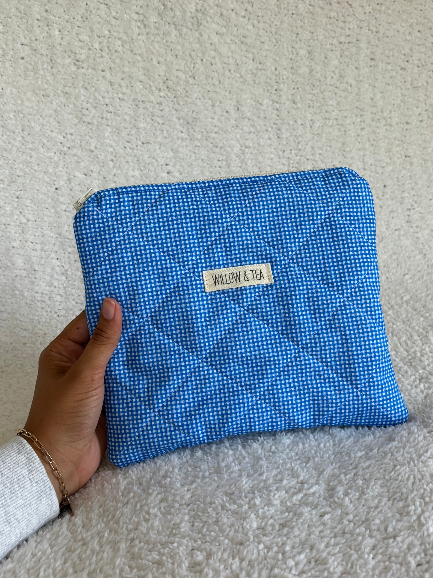 Dark Blue Large Flat Pouch