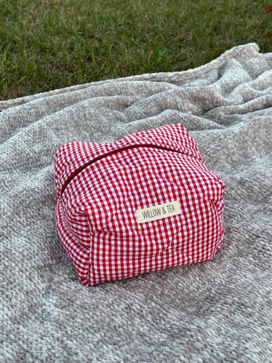 Jumbo Boxy Red Gingham