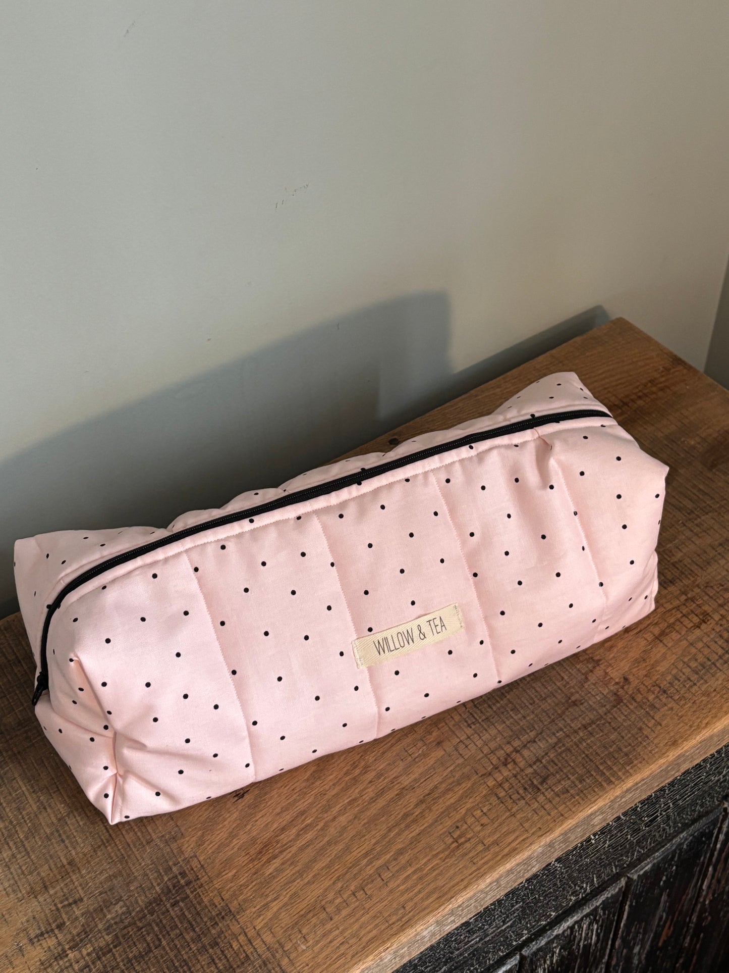Heat Tool Bag Pink Polka