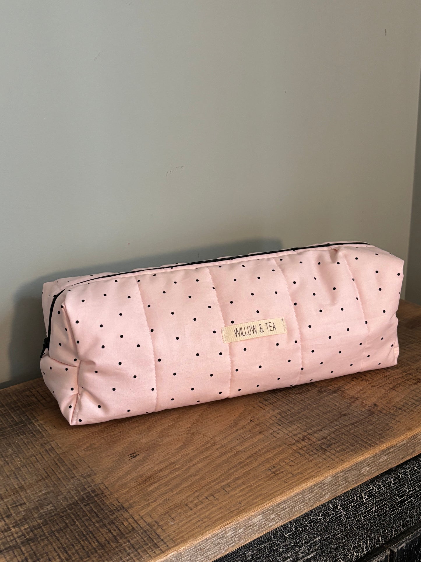 Heat Tool Bag Pink Polka