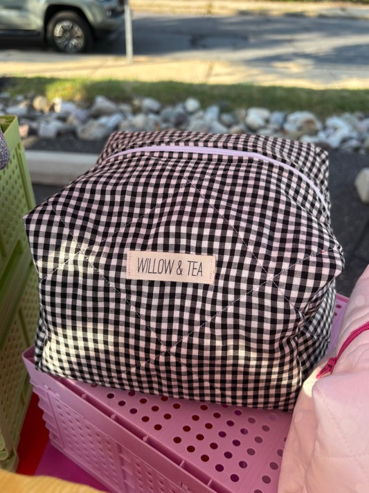 Jumbo Boxy B&W Gingham