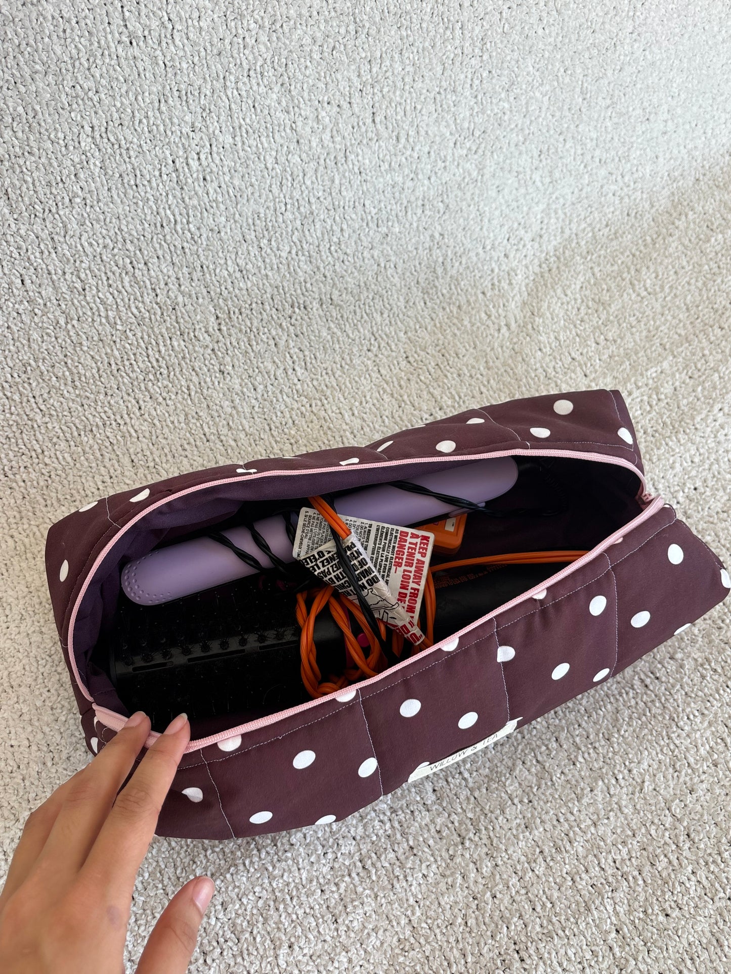 Heat Tool Bag - Wine