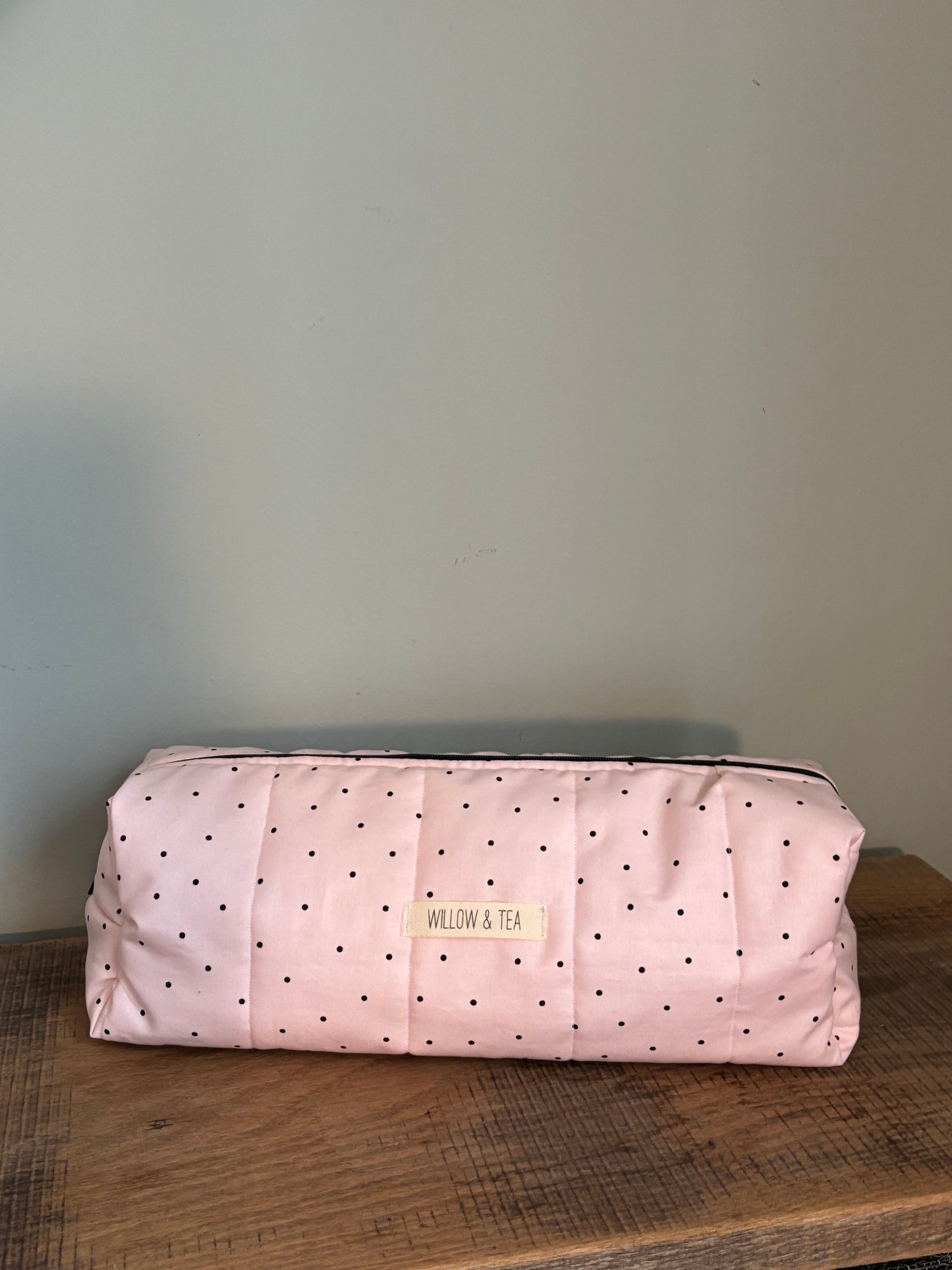 Heat Tool Bag Pink Polka