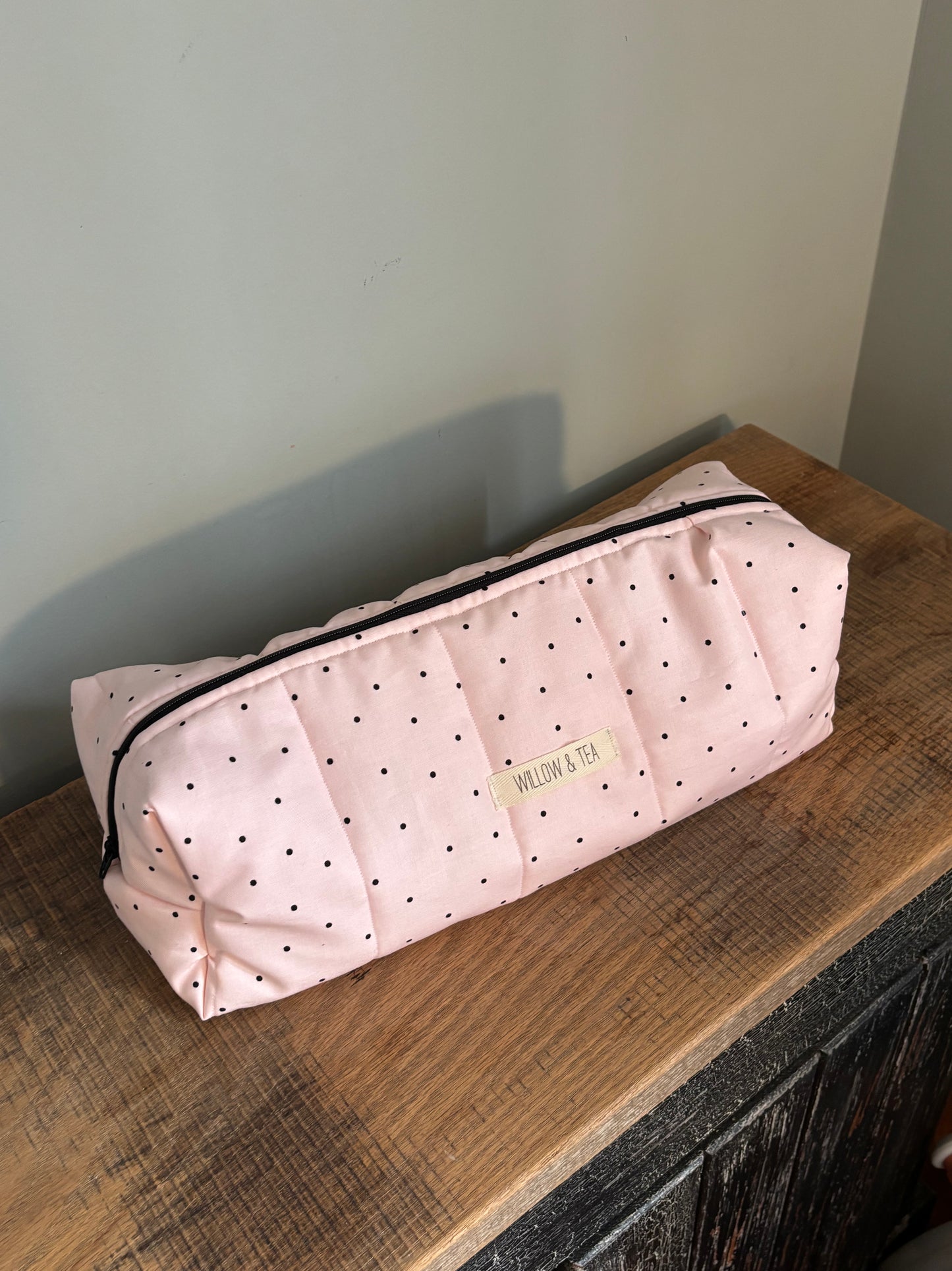Heat Tool Bag Pink Polka