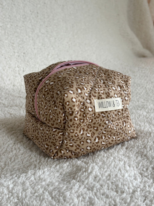 Leopard Boxy Pouch