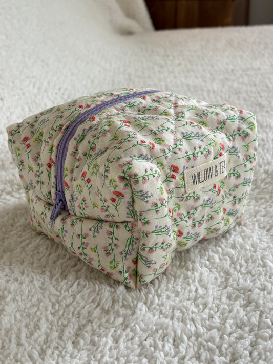 Wildflower Boxy Pouch