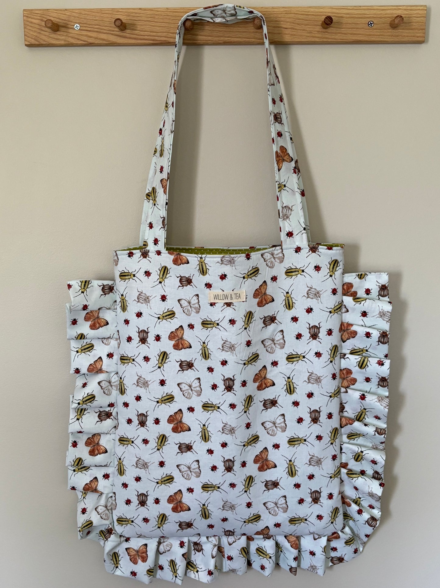 Bug Ruffle Tote
