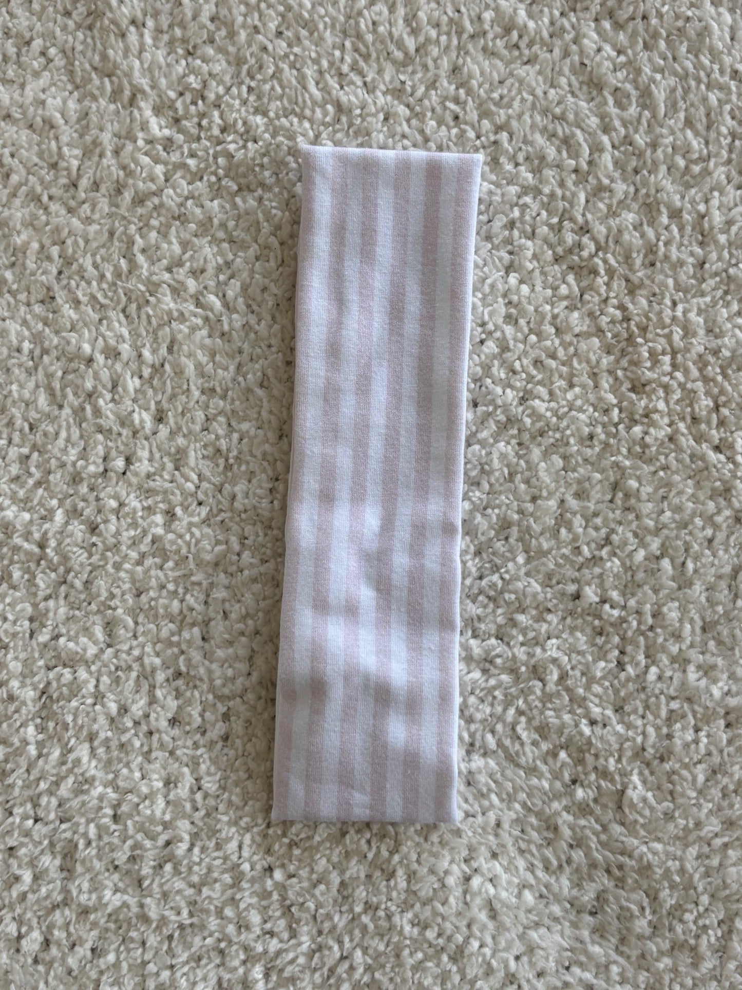 Pink Stripe Headband