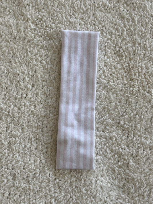 Pink Stripe Headband