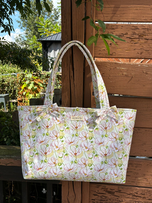 Bow Tote Floral